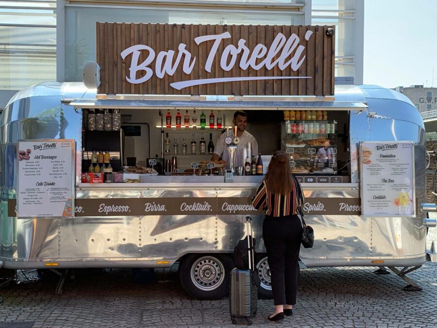 Bar Torelli Airstream food truck, Merchant Square Paddington
