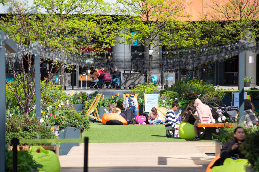 The Floating Pocket Park, Merchant Square, Paddington