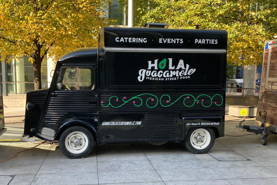 Hola Guacamole food truck, Merchant Square, Paddington