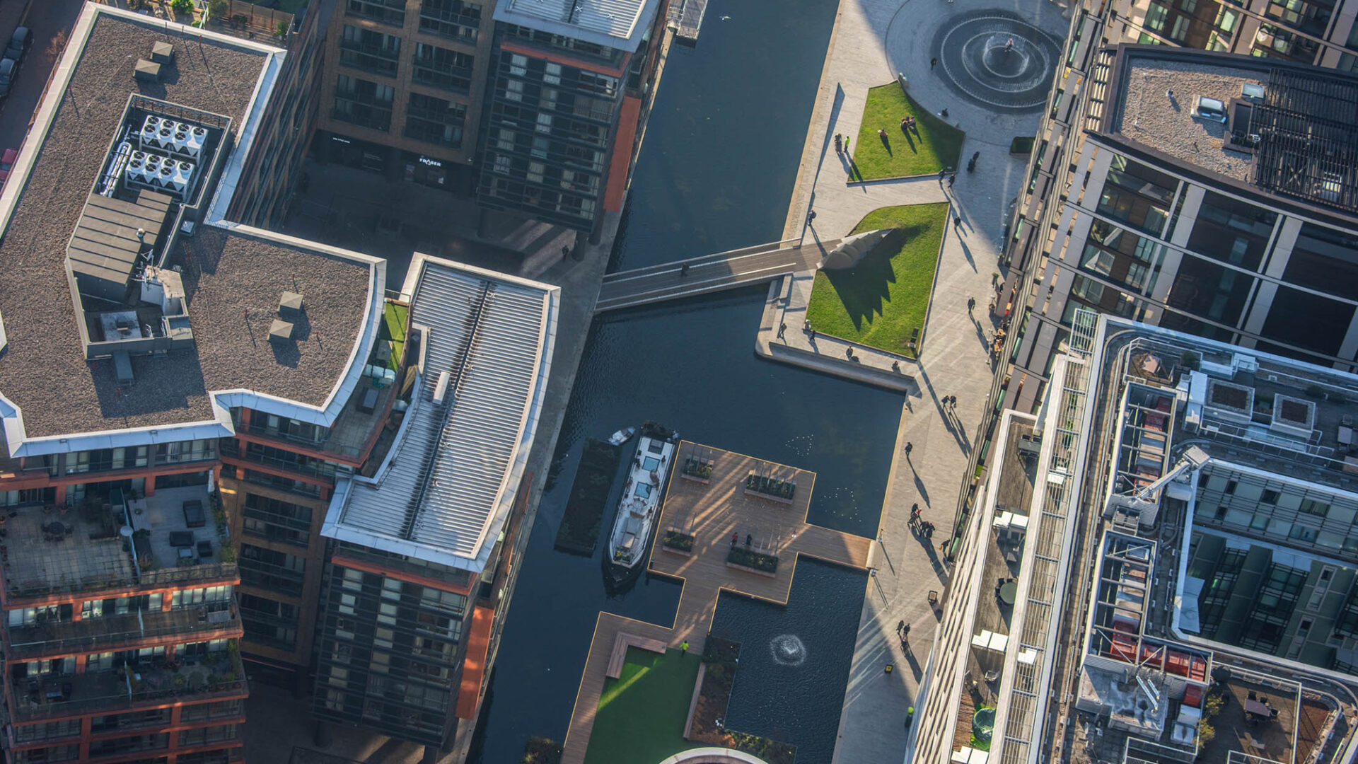 The Floating Park Aerial, Merchant Square, Paddington