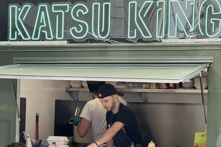 Katsu King street food Van, Merchant Square, Paddington