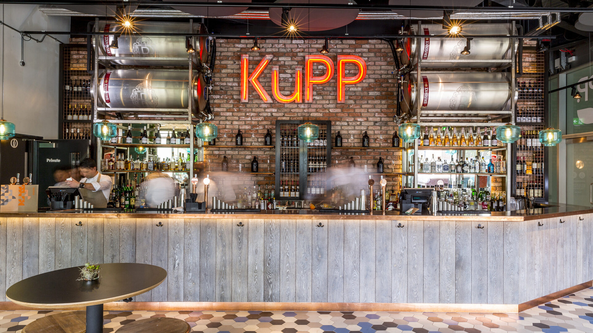 KuPP scandi restaurant interior, Merchant Square