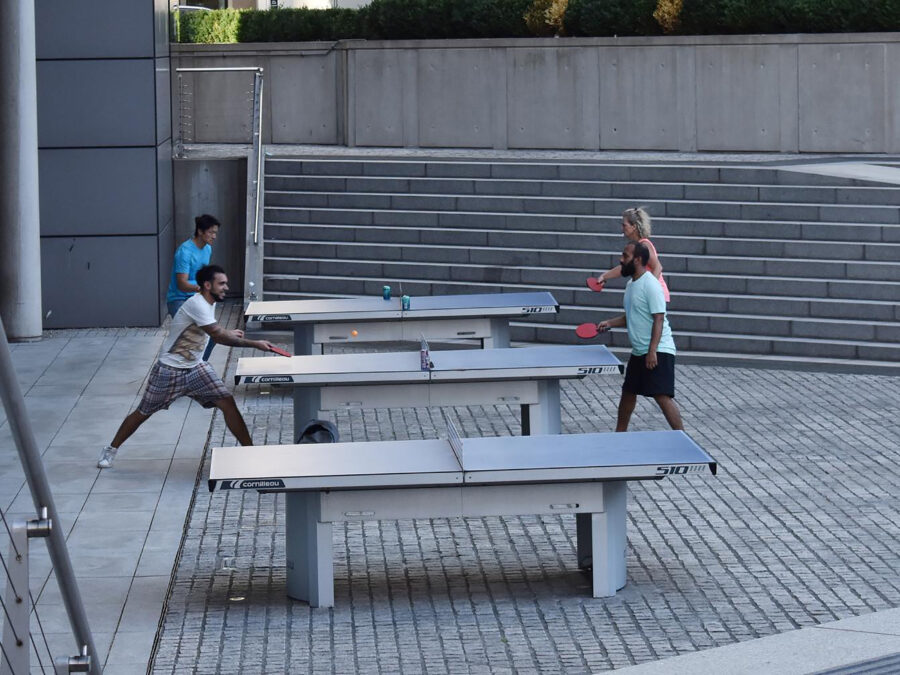 Free table tennis at Merchant Square